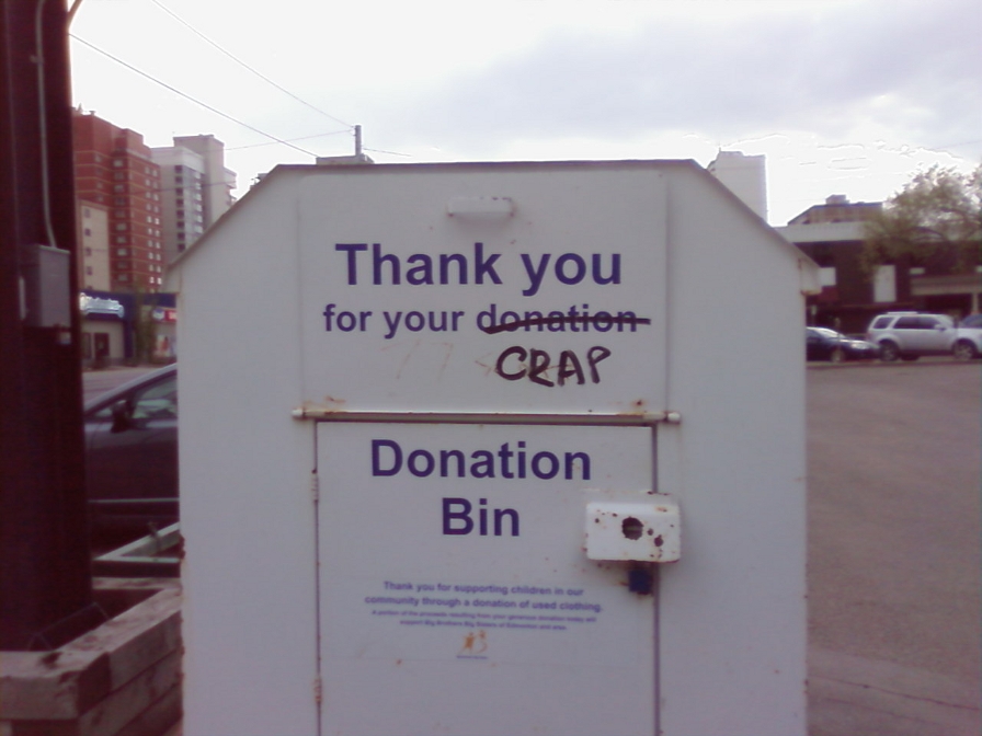 donation box