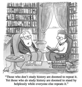 Repeating history cartoon